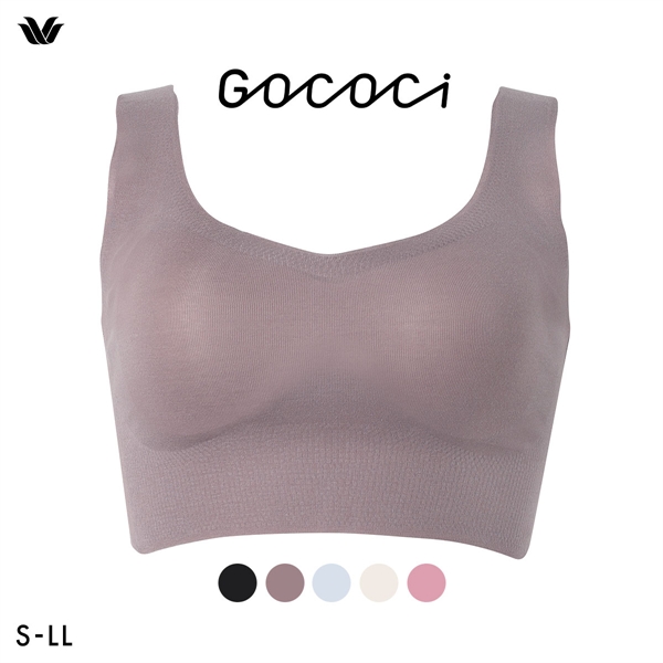 ワコール ゴコチ CGG551 ラクに美胸キープ シームレス ノンワイヤーブラ フラット 無縫製 ワイヤレスブラ ブラジャー Wacoal GOCOCi