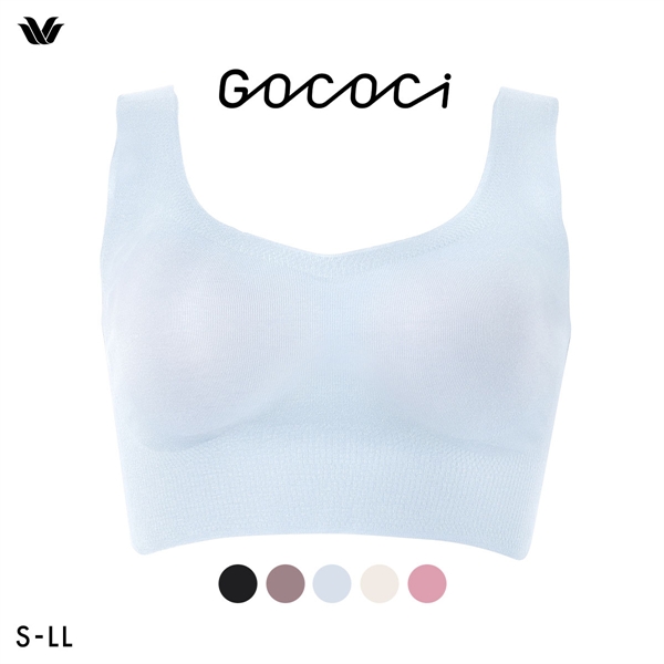 ワコール ゴコチ CGG551 ラクに美胸キープ シームレス ノンワイヤーブラ フラット 無縫製 ワイヤレスブラ ブラジャー Wacoal GOCOCi
