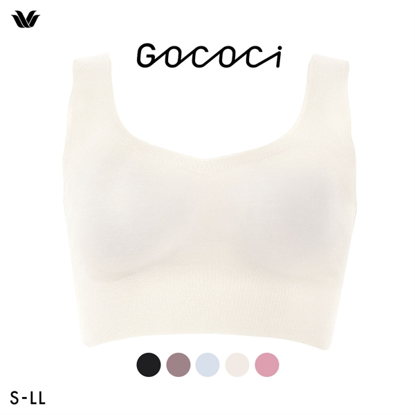 ワコール ゴコチ CGG551 ラクに美胸キープ シームレス ノンワイヤーブラ フラット 無縫製 ワイヤレスブラ ブラジャー Wacoal GOCOCi