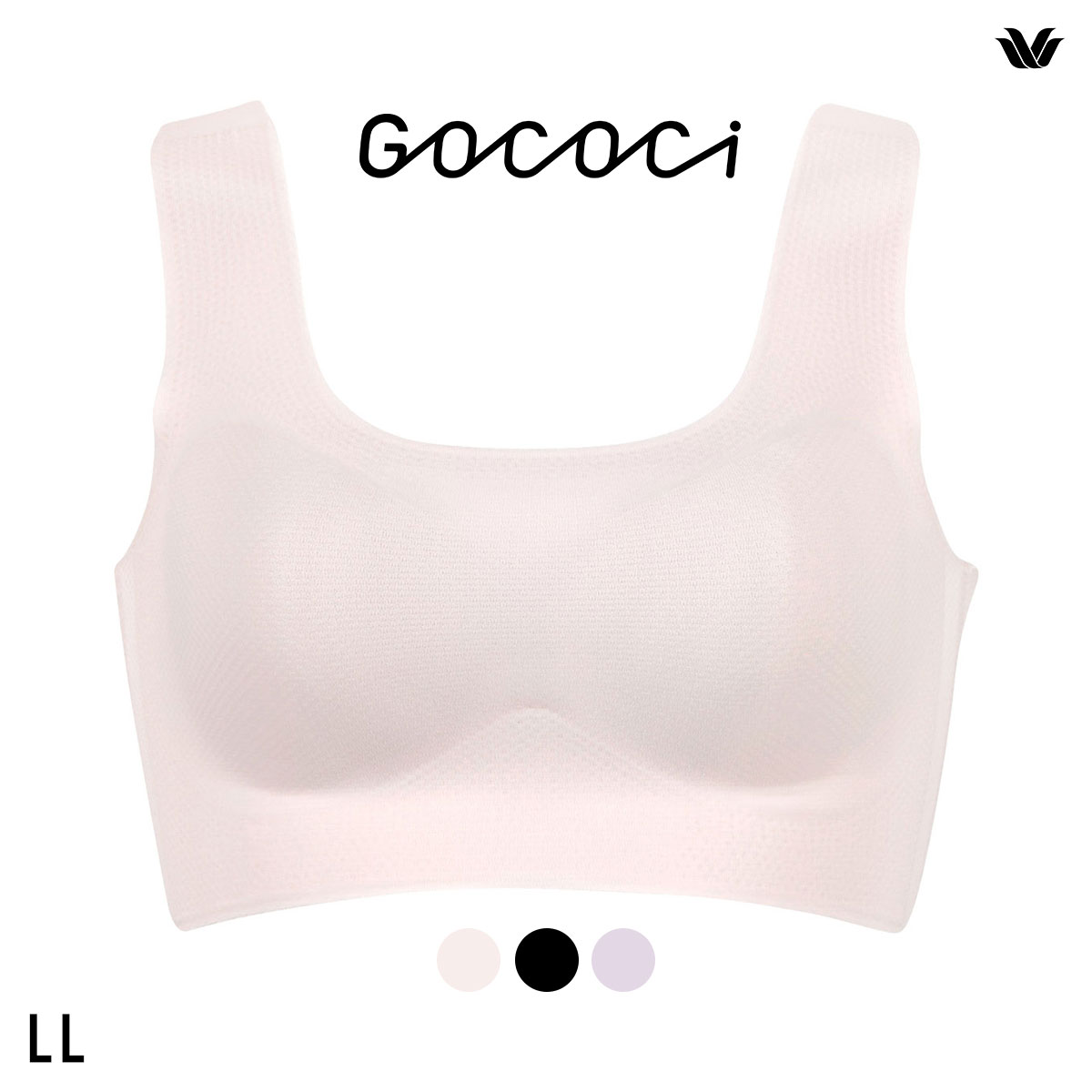 ワコール Wacoal 涼感ゴコチ GOCOCi 涼感 CGG571 ラクに美胸キープ シームレス ノンワイヤーブラ フラット ワイヤレスブラ LL(BE-ベージュ-LL)