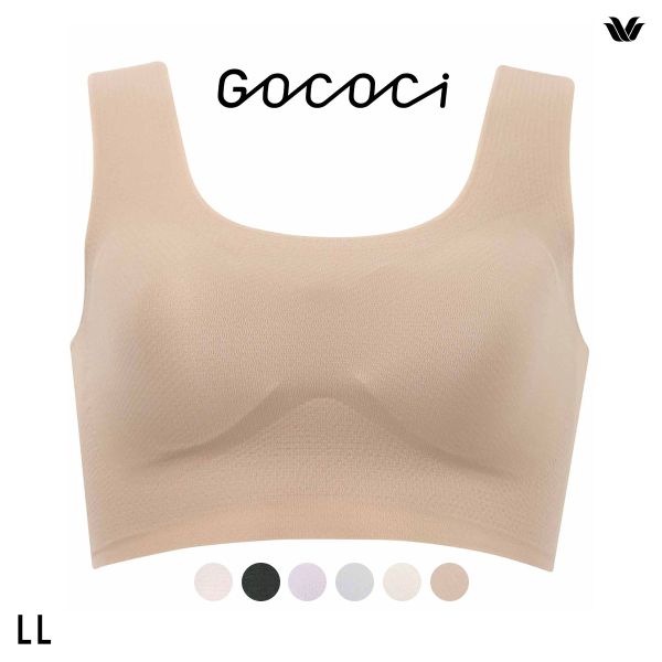 ワコール Wacoal 涼感ゴコチ GOCOCi 涼感 CGG571 ラクに美胸キープ シームレス ノンワイヤーブラ フラット ワイヤレスブラ LL