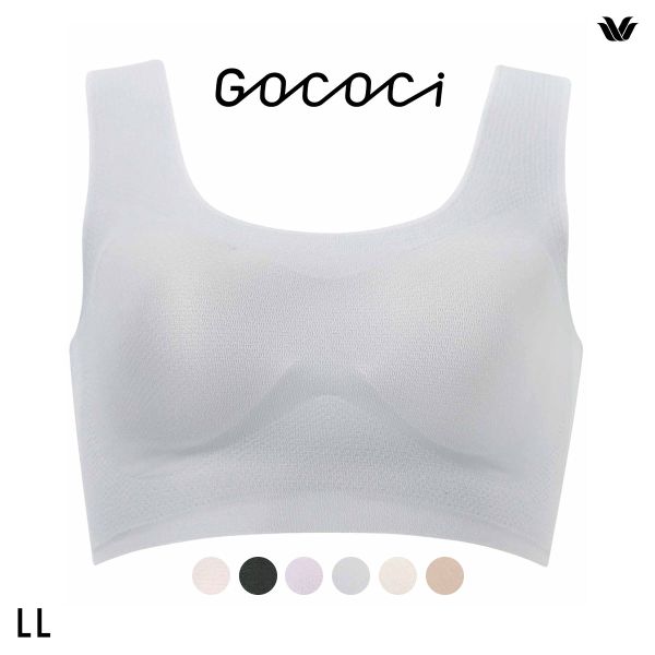 ワコール Wacoal 涼感ゴコチ GOCOCi 涼感 CGG571 ラクに美胸キープ シームレス ノンワイヤーブラ フラット ワイヤレスブラ LL