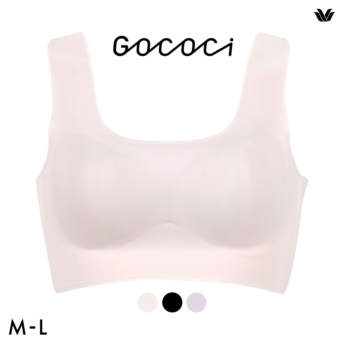 ワコール Wacoal 涼感ゴコチ GOCOCi 涼感 CGG571 ラクに美胸キープ シームレス ノンワイヤーブラ フラット ワイヤレスブラ ML(BE-ベージュ-M)