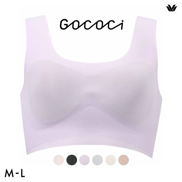 ワコール Wacoal 涼感ゴコチ GOCOCi 涼感 CGG571 ラクに美胸キープ シームレス ノンワイヤーブラ フラット ワイヤレスブラ ML