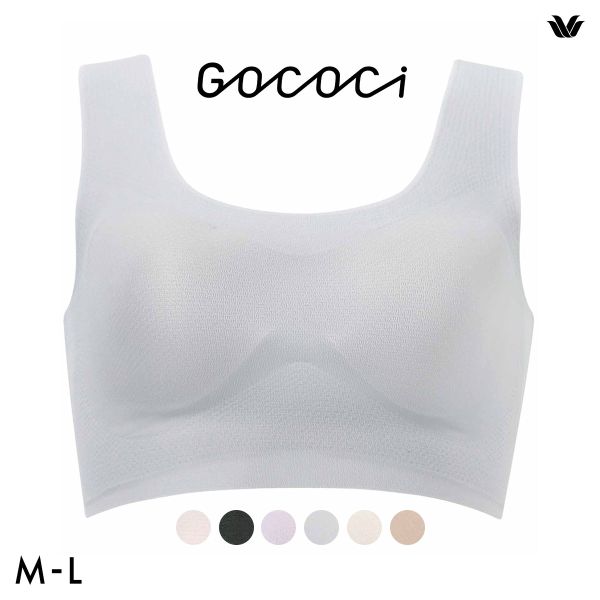 ワコール Wacoal 涼感ゴコチ GOCOCi 涼感 CGG571 ラクに美胸キープ シームレス ノンワイヤーブラ フラット ワイヤレスブラ ML