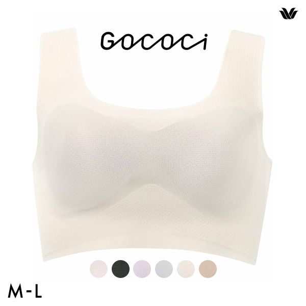 ワコール Wacoal 涼感ゴコチ GOCOCi 涼感 CGG571 ラクに美胸キープ シームレス ノンワイヤーブラ フラット ワイヤレスブラ ML