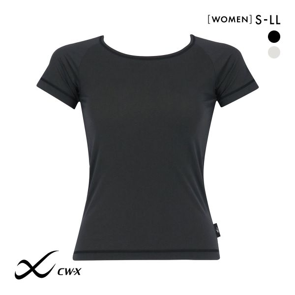 ワコール シーダブリューエックス 汗対策インナー べたつきからの解放 半袖 Wacoal CW-X WOMENS