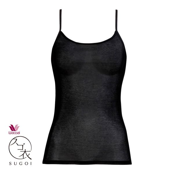 ワコール Wacoal スゴ衣 薄い、軽い、涼しい キャミソール インナー 薄手 吸汗速乾 LL