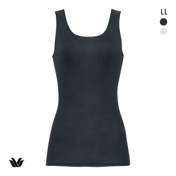 ワコール WACOALコットン オーガニックコットン100％ Uネック ノースリーブ インナー ニットトップ LL Wacoal