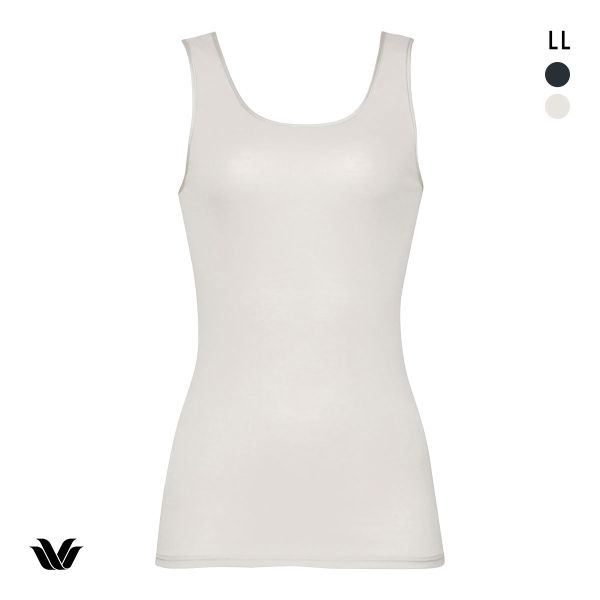ワコール WACOALコットン オーガニックコットン100％ Uネック ノースリーブ インナー ニットトップ LL Wacoal