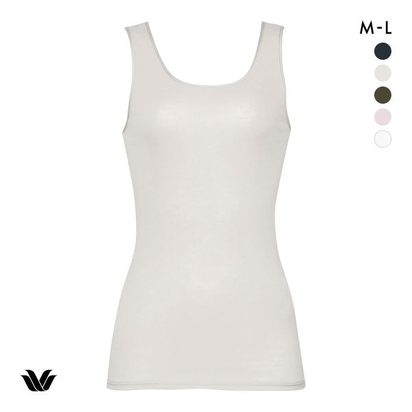 ワコール WACOALコットン オーガニックコットン100％ Uネック ノースリーブ インナー ニットトップ ML Wacoal