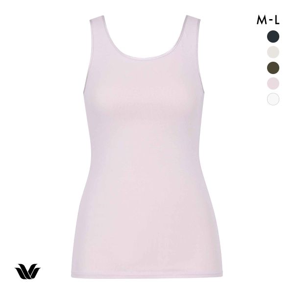 ワコール WACOALコットン オーガニックコットン100％ Uネック ノースリーブ インナー ニットトップ ML Wacoal