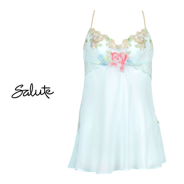 ワコール Wacoal サルート Salute 11G CTJ211 キャミソール LL ランジェリー フレアシルエット 24AW先行 コア