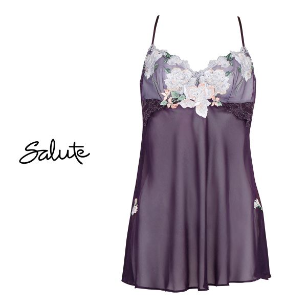 ワコール Wacoal サルート Salute 11G CTJ211 キャミソール LL ランジェリー フレアシルエット 24AW先行 コア