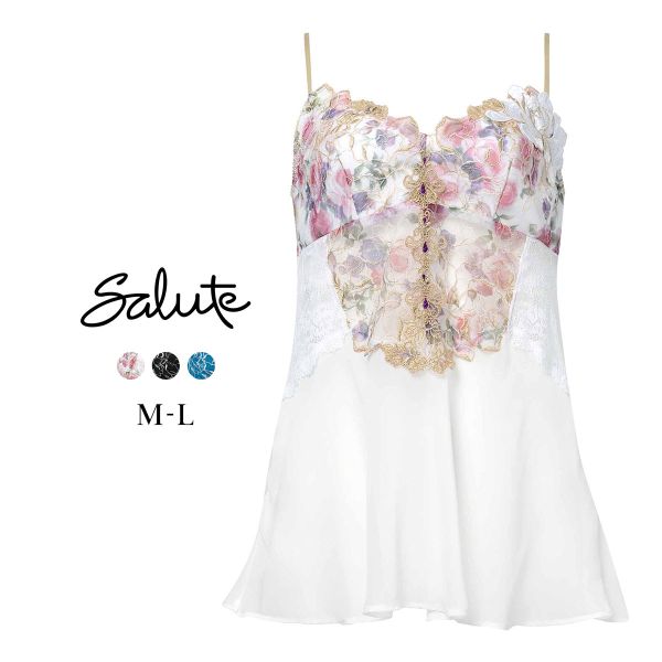 ワコール サルート 17グループ 17G キャミソール ランジェリー ML スタンダードシルエット Wacoal Salute CTJ217 25SSブルーム