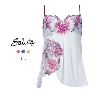 ワコール サルート 21グループ 21G キャミソール LL スリップ ランジェリー バックスリット Wacoal Salute CTJ221 25AW先行コア