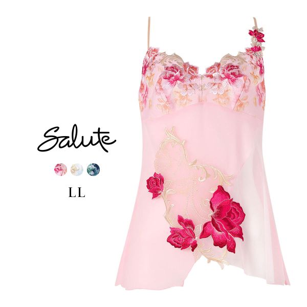 ワコール サルート 26グループ 26G キャミソール LL ランジェリー Wacoal Salute CTJ226 25AWシーズン 大きいサイズ(RP-ロマンピンク-LL)