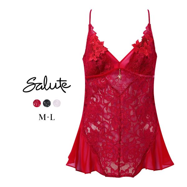 ワコール サルート 27グループ 27G キャミソール ML フレアーシルエット カメオ Wacoal Salute CTJ227 25AWブルーム