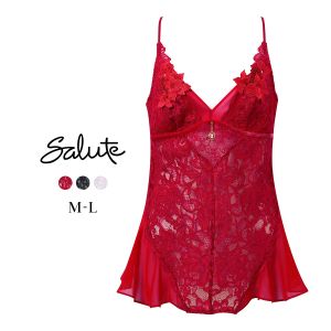 ワコール サルート 27グループ 27G キャミソール ML フレアーシルエット カメオ Wacoal Salute CTJ227 25AWブルーム