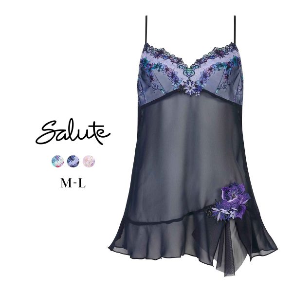 ワコール サルート 50グループ 50G キャミソール ML スリップ ランジェリー Wacoal Salute CTJ250 25SS先行コア