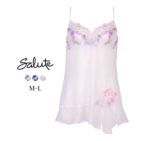 ワコール サルート 50グループ 50G キャミソール ML スリップ ランジェリー Wacoal Salute CTJ250 25SS先行コア