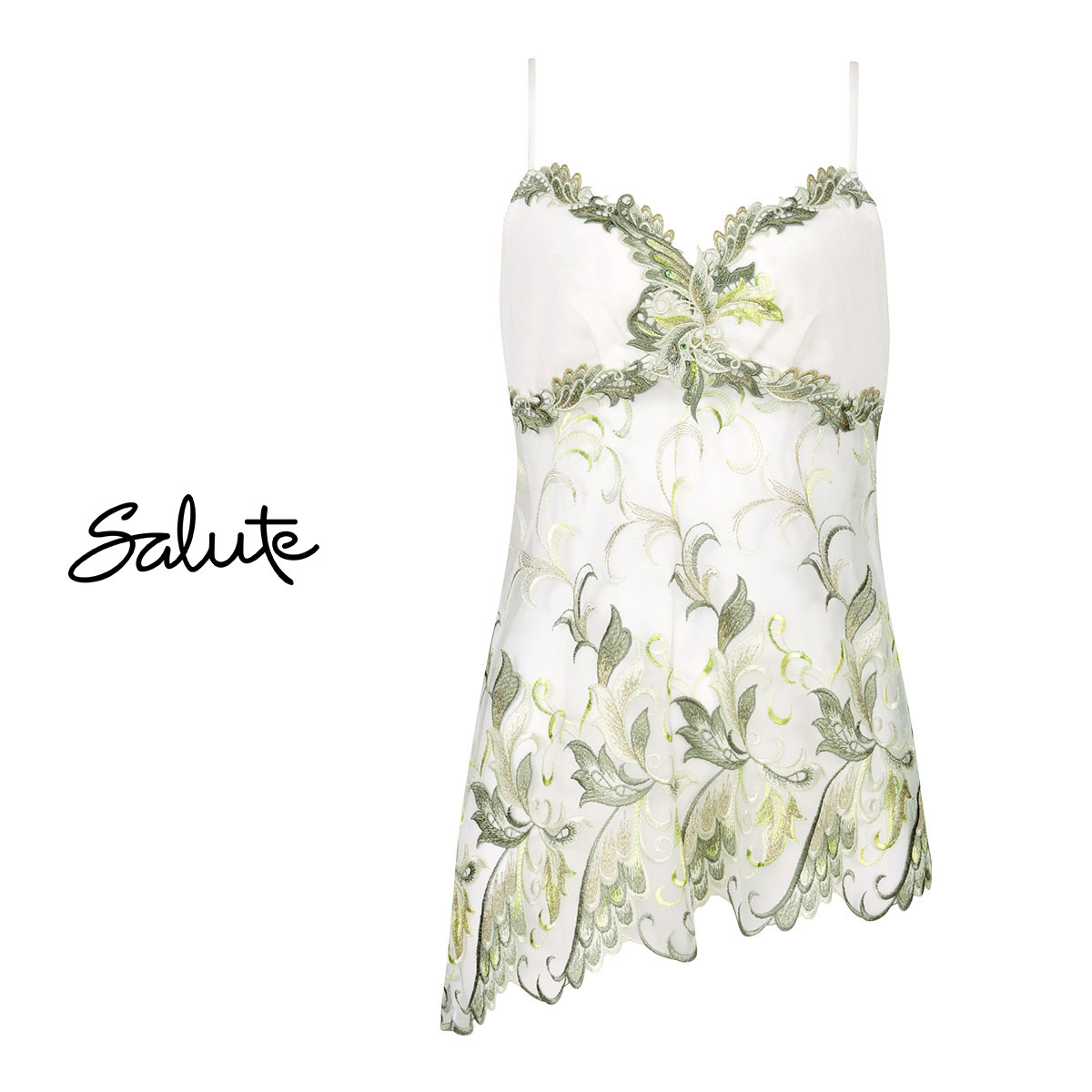 ワコール Wacoal サルート Salute 23AW先行 92G CTJ292 キャミソール ML ランジェリー プレステージ(IV-アイボリー-M)