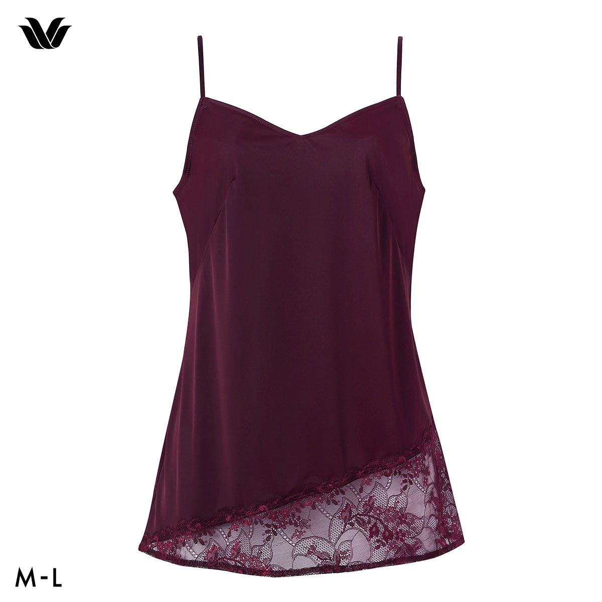 ワコール ナチュラルメイクブラ キャミソール ランジェリー スリップ Wacoal BXC408 08G(WI-ワイン-M)