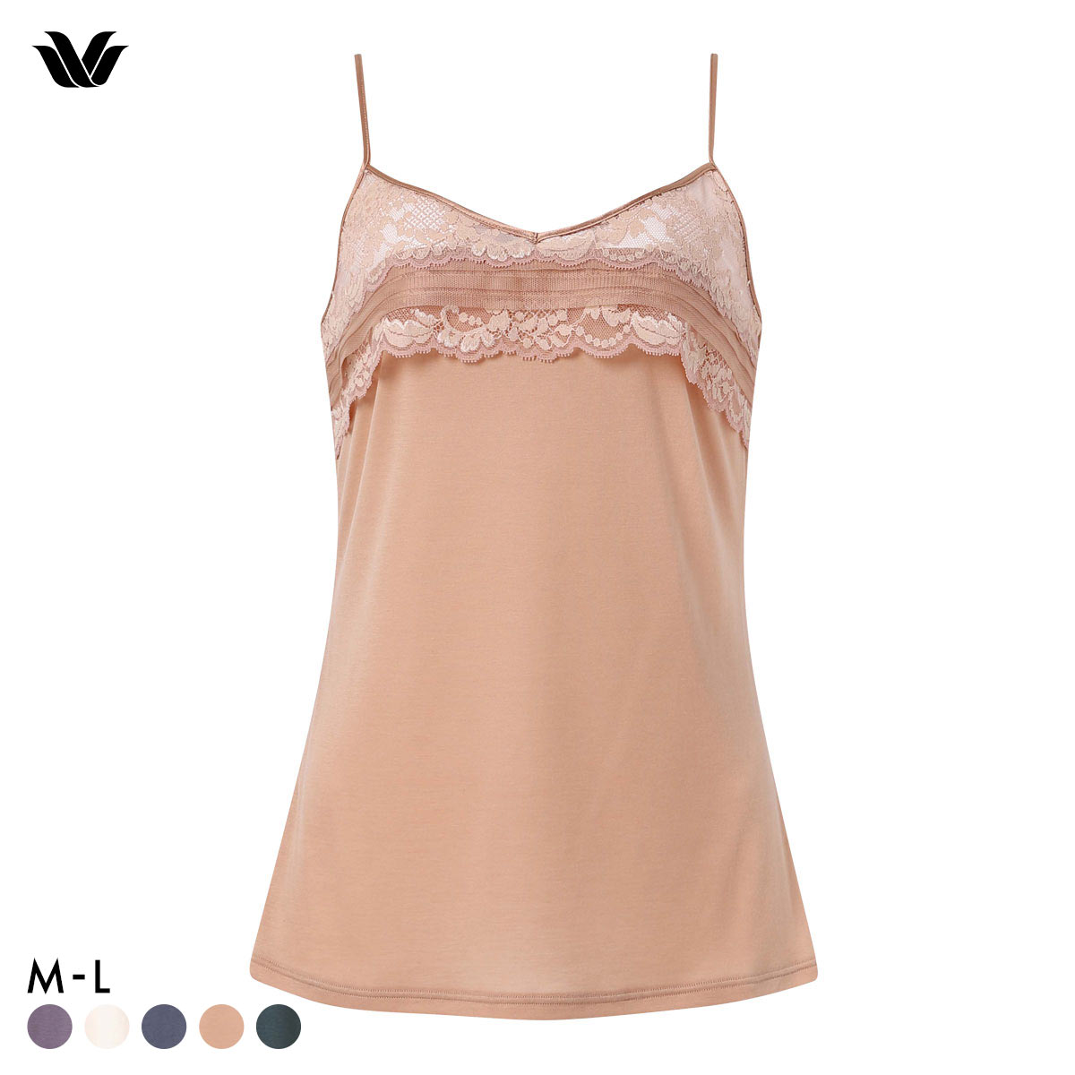 ワコール プレミアム 13series BXD413 BXD713 CXD213 13G キャミソール インナー ランジェリー Wacoal(LBR-薄ブラウン-M)