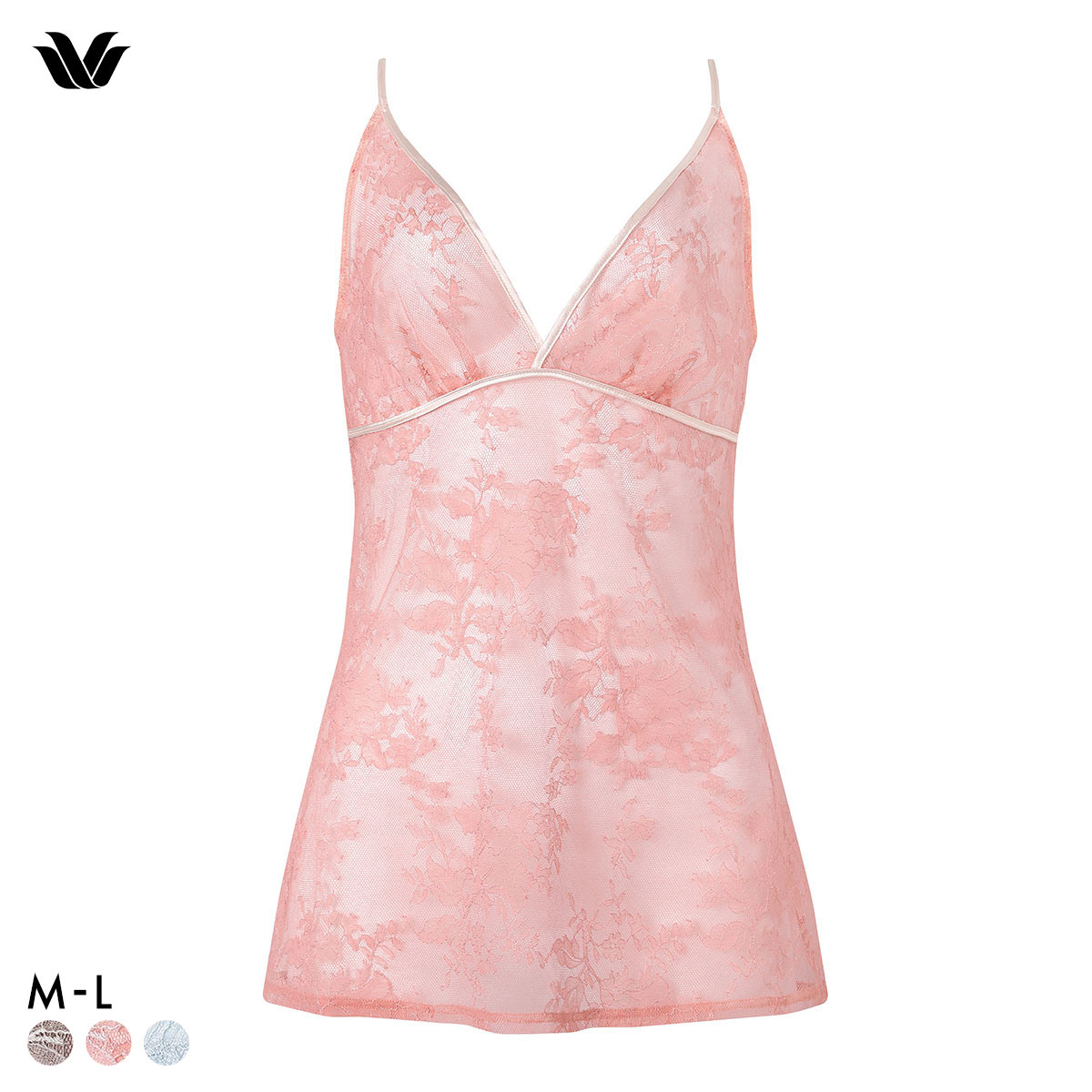 ワコール プレミアム 23series BXD423 CXD223 23G キャミソール ランジェリー ML レディース(PI-ピンク-M)