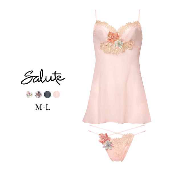 ワコール サルート 13グループ 13G セットアップ ML キャミソール Tバックショーツ ランジェリー Wacoal Salute DTJ213 25SSフェア