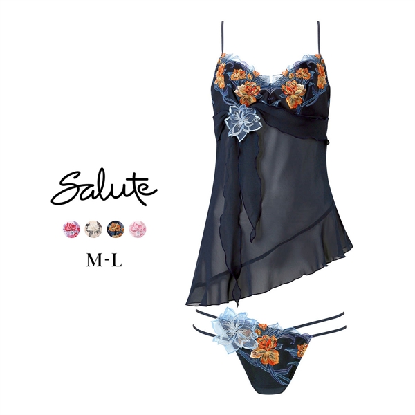 ワコール サルート 33グループ 33G セットアップ ML キャミソール Tバックショーツ ランジェリー Wacoal Salute DTJ233 26SSフェア