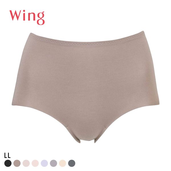 ワコール ウイング 綿の贅沢オーガニック ショーツ フラット LL 綿混 Wacoal Wing