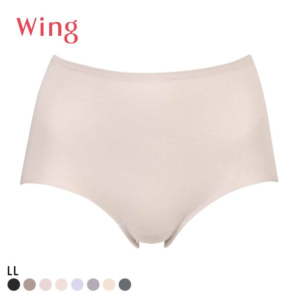 ワコール ウイング 綿の贅沢オーガニック ショーツ フラット LL 綿混 Wacoal Wing