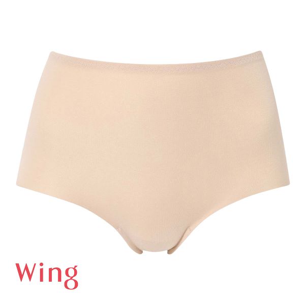 ワコール ウイング 綿の贅沢オーガニック ショーツ フラット LL 綿混 Wacoal Wing