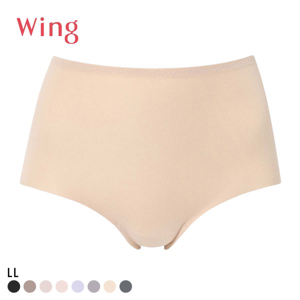 ワコール ウイング 綿の贅沢オーガニック ショーツ フラット LL 綿混 Wacoal Wing
