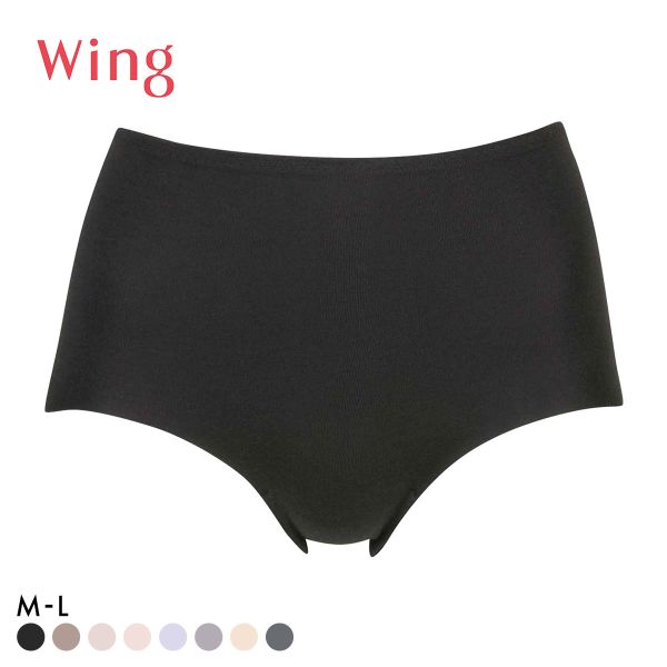 ワコール ウイング 綿の贅沢オーガニック ショーツ フラット ML 綿混 Wacoal Wing
