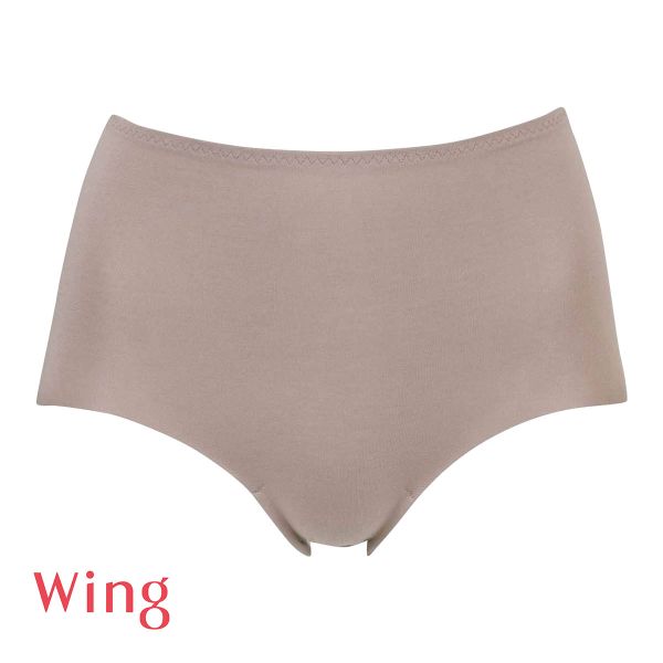 ワコール ウイング 綿の贅沢オーガニック ショーツ フラット ML 綿混 Wacoal Wing