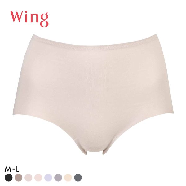 ワコール ウイング 綿の贅沢オーガニック ショーツ フラット ML 綿混 Wacoal Wing