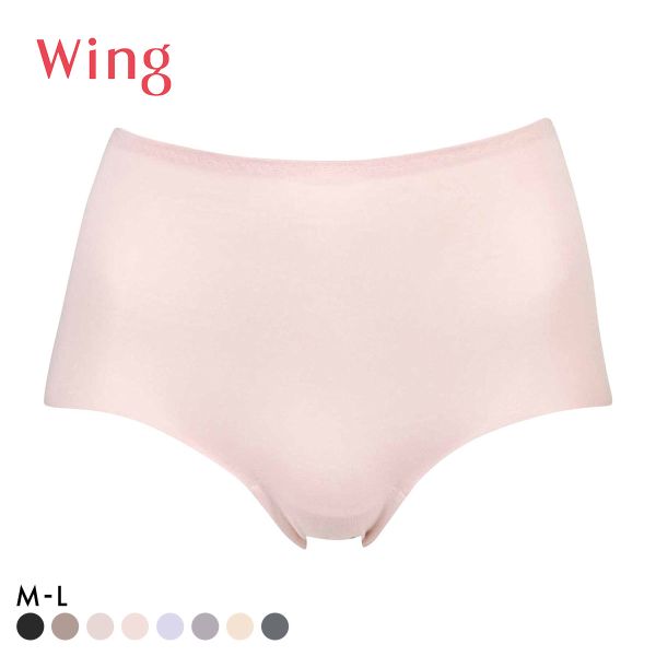 ワコール ウイング 綿の贅沢オーガニック ショーツ フラット ML 綿混 Wacoal Wing