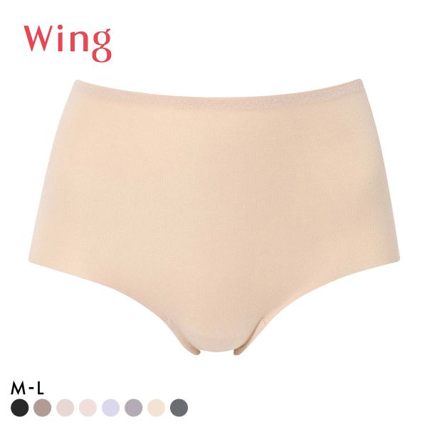 ワコール ウイング 綿の贅沢オーガニック ショーツ フラット ML 綿混 Wacoal Wing