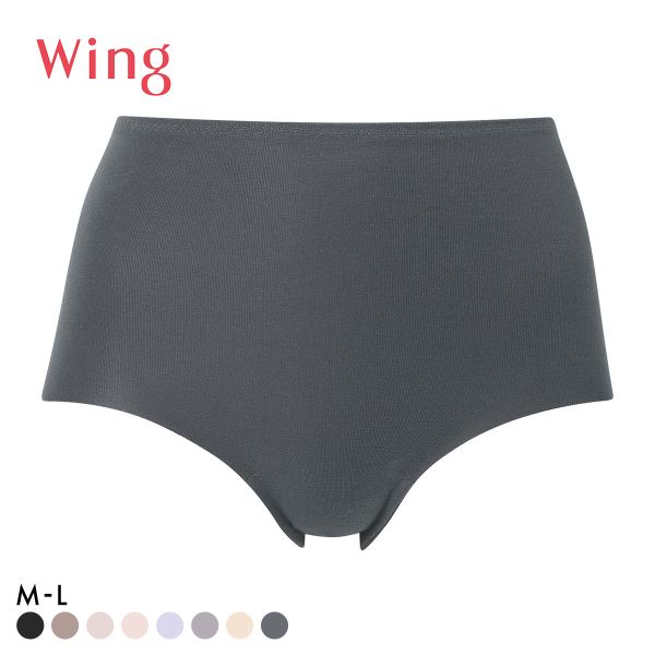 ワコール ウイング 綿の贅沢オーガニック ショーツ フラット ML 綿混 Wacoal Wing