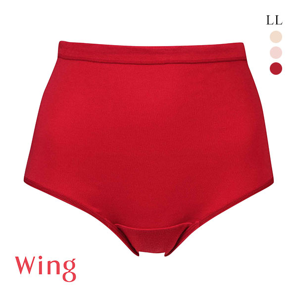 ワコール ウイング 綿の贅沢オーガニック ショーツ ふかめ ゆったり LL 綿100％ Wacoal Wing