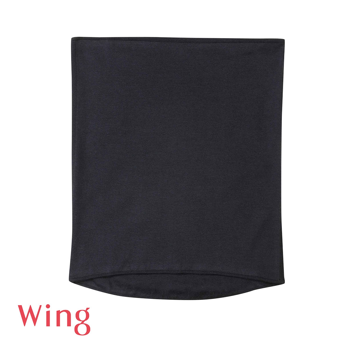 ワコール ウイング 綿の贅沢オーガニック はらまき あったか 薄手 肌側綿100％ Wacoal Wing(BK-ブラック-S-M)