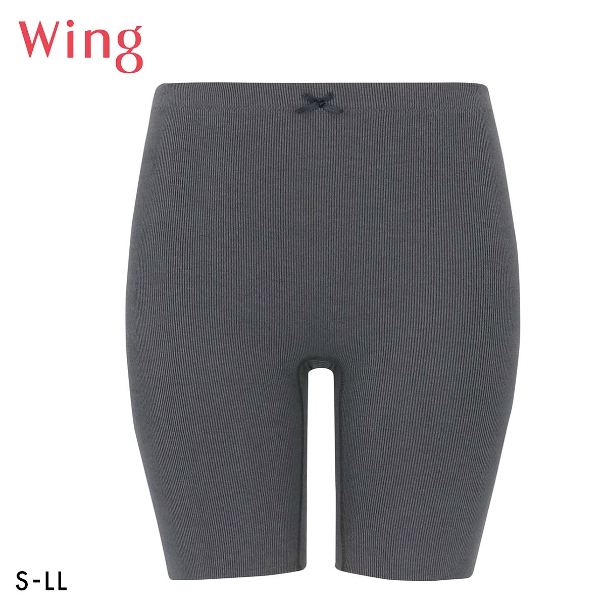 ワコール ウイング 毛パン 3分丈 オーバーパンツ 薄手 ひびきにくい ハラコフライス 下着 Wacoal Wing(GY-グレー-M-L)