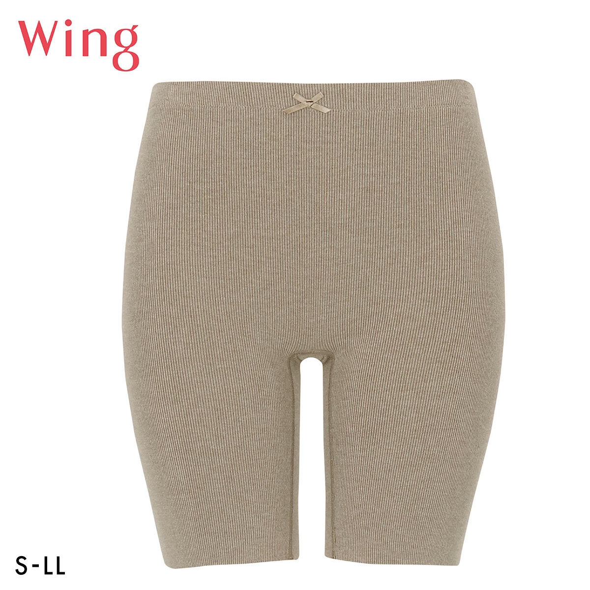 ワコール ウイング 毛パン 3分丈 オーバーパンツ 薄手 ひびきにくい ハラコフライス 下着 Wacoal Wing(BR-ブラウン-M-L)