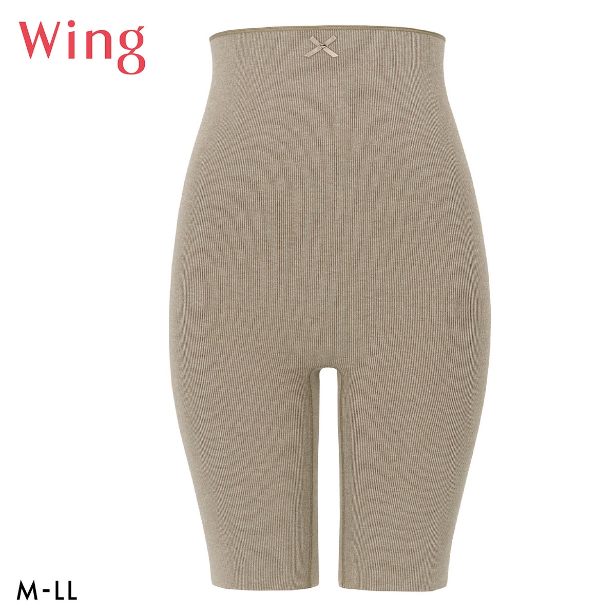 ワコール ウイング 腹巻付きボトムス 毛パン ひざ上丈 薄手 ひびきにくい ハラコフライス 下着 Wacoal Wing(BR-ブラウン-M-L)