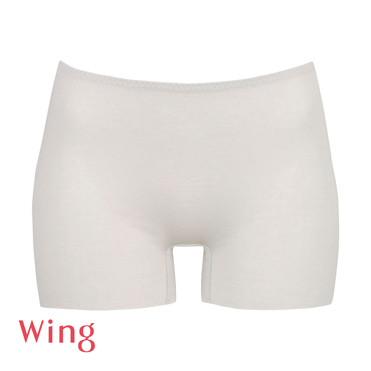 ワコール Wacoal ウイング Wing 綿の贅沢 オーガニック フラット 1分丈ボトム M L LL 吸汗速乾 抗菌防臭 ひびきにくい(LGY-薄グレー-M)