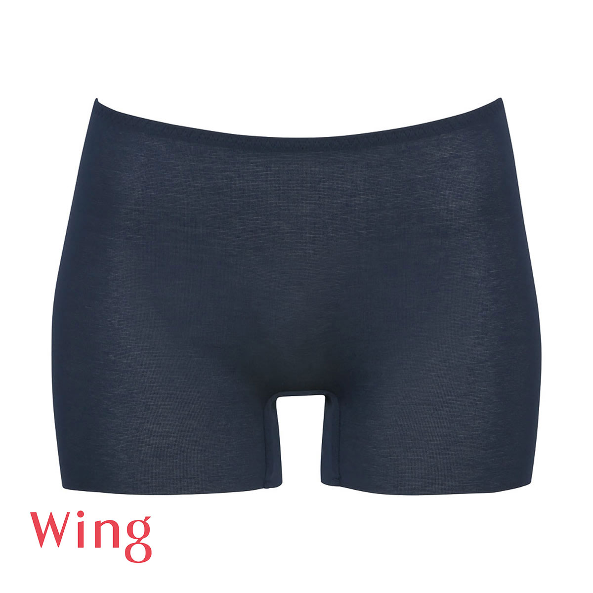 ワコール Wacoal ウイング Wing 綿の贅沢 オーガニック フラット 1分丈ボトム M L LL 吸汗速乾 抗菌防臭 ひびきにくい(NV-ネイビー-M)