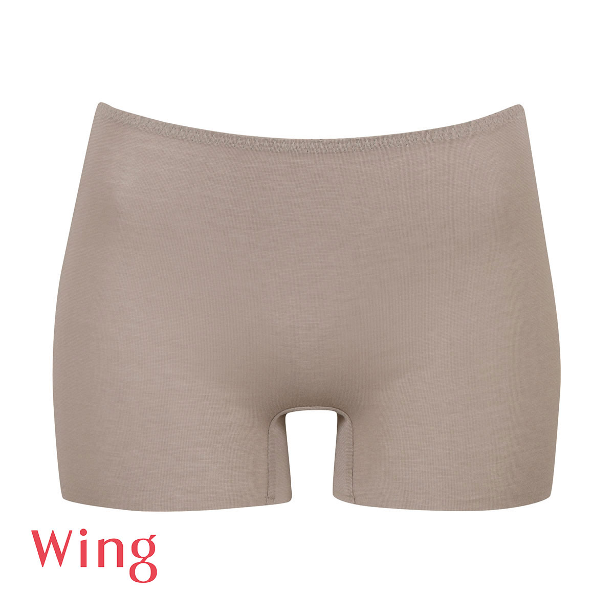 ワコール Wacoal ウイング Wing 綿の贅沢 オーガニック フラット 1分丈ボトム M L LL 吸汗速乾 抗菌防臭 ひびきにくい(MO-モカ-M)