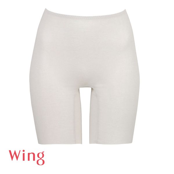 ワコール Wacoal ウイング Wing 綿の贅沢オーガニック フラット 3分丈ボトム M L LL 吸汗速乾 抗菌防臭 シームレス ひびきにくい